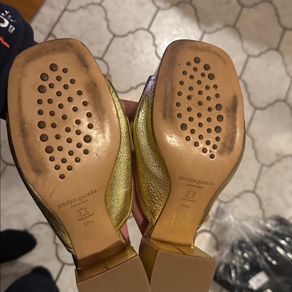 Pedro Garcia - Enna Heel in Gold size euro 37.5 - Picture 6 of 13